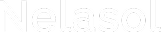 logo Nelasol białe